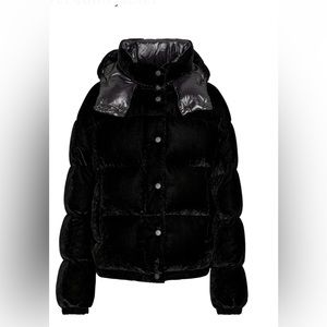 MONCLER
Black Down Velvet Daos Jacket
